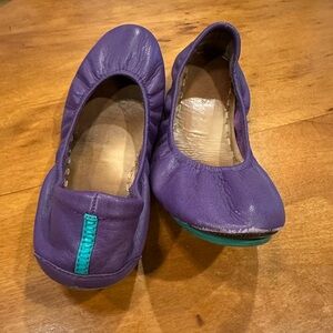 Purple Tieks flats size 7